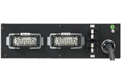 Major | Stromverteiler 32A | 19" | RCBO + 2x Harting