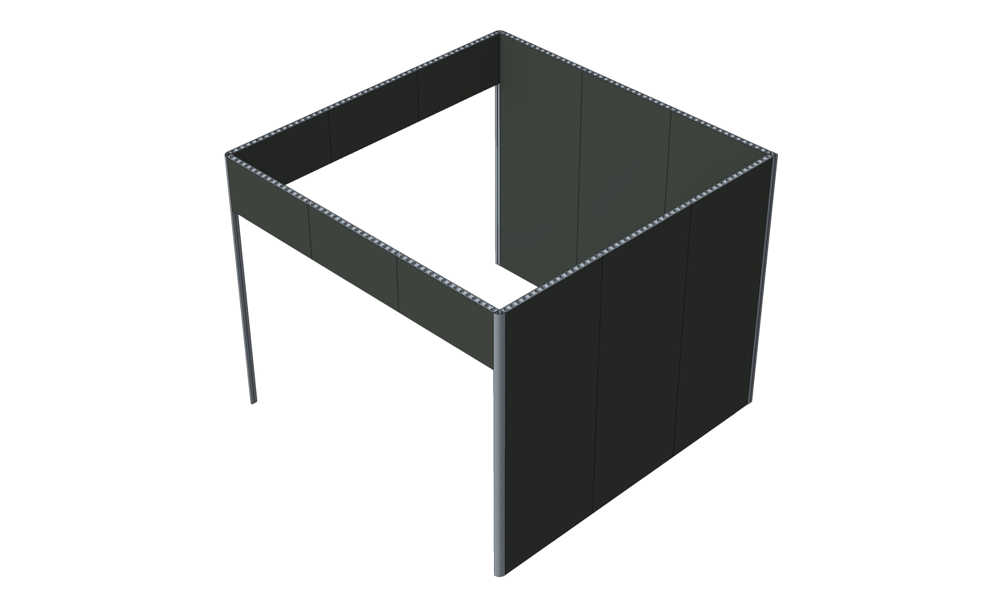 Messestand PURE L | 3m x 3m x 2,5m