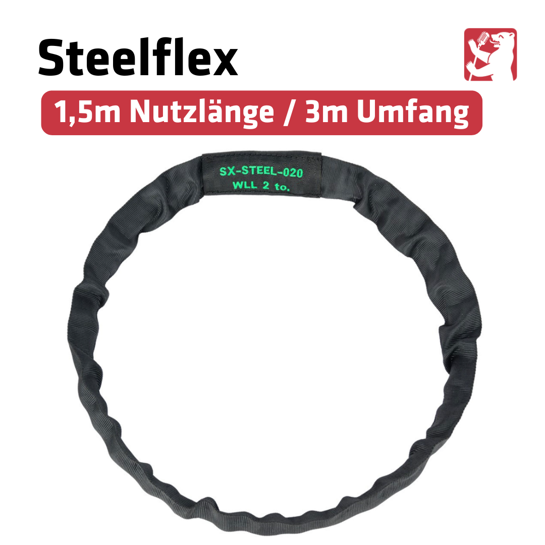Steelflex 1,5m | 2000kg SF5 / 825kg SF12