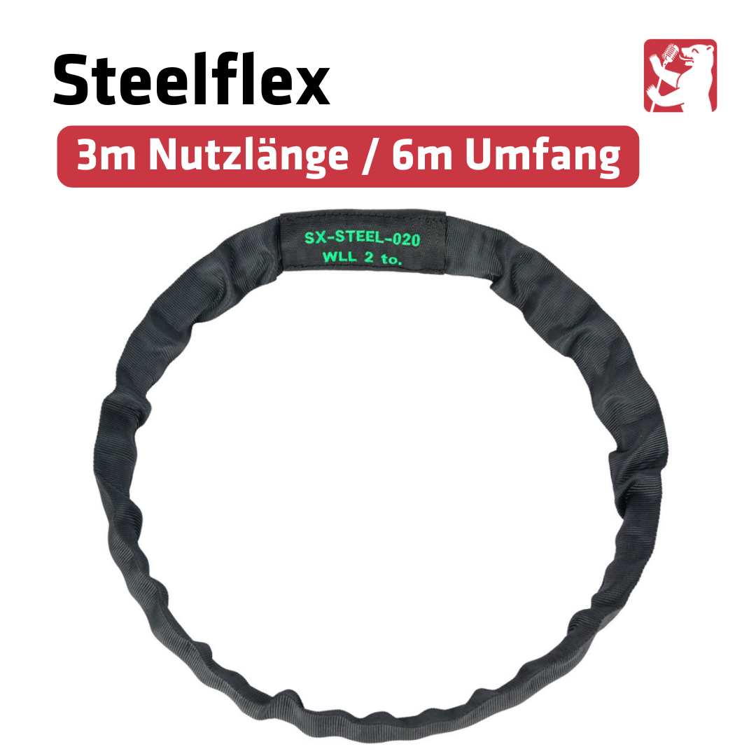 Steelflex 3m | 2000kg SF5 / 825kg SF12