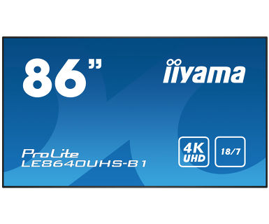 iiyama | ProLite LE8640UHS | 86" UHD Display
