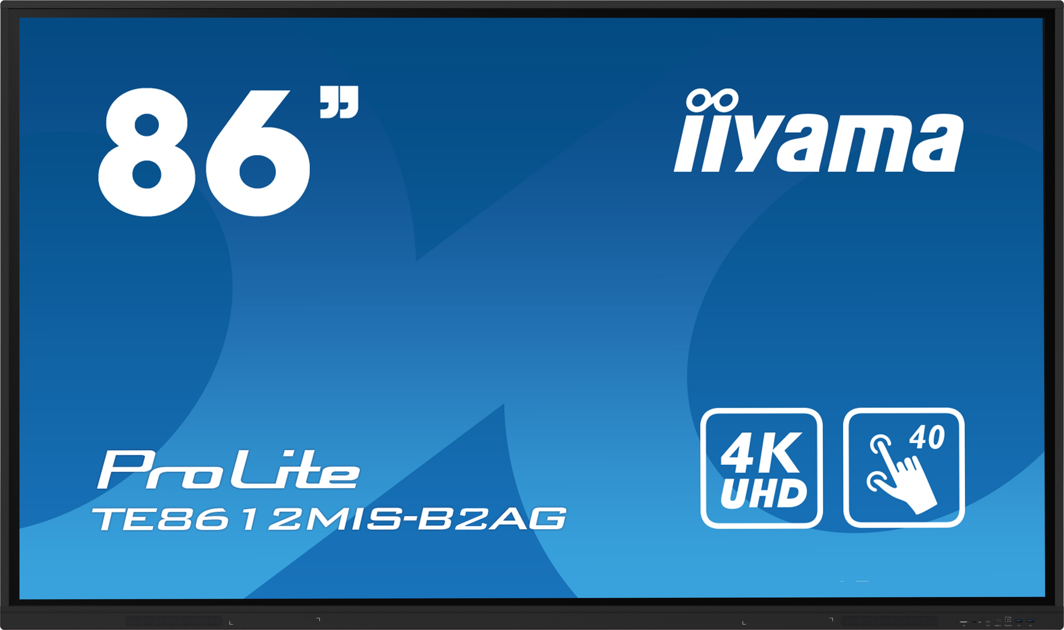iiyama | ProLite TE8612MIS-B2AG | 86" UHD Touch-Display