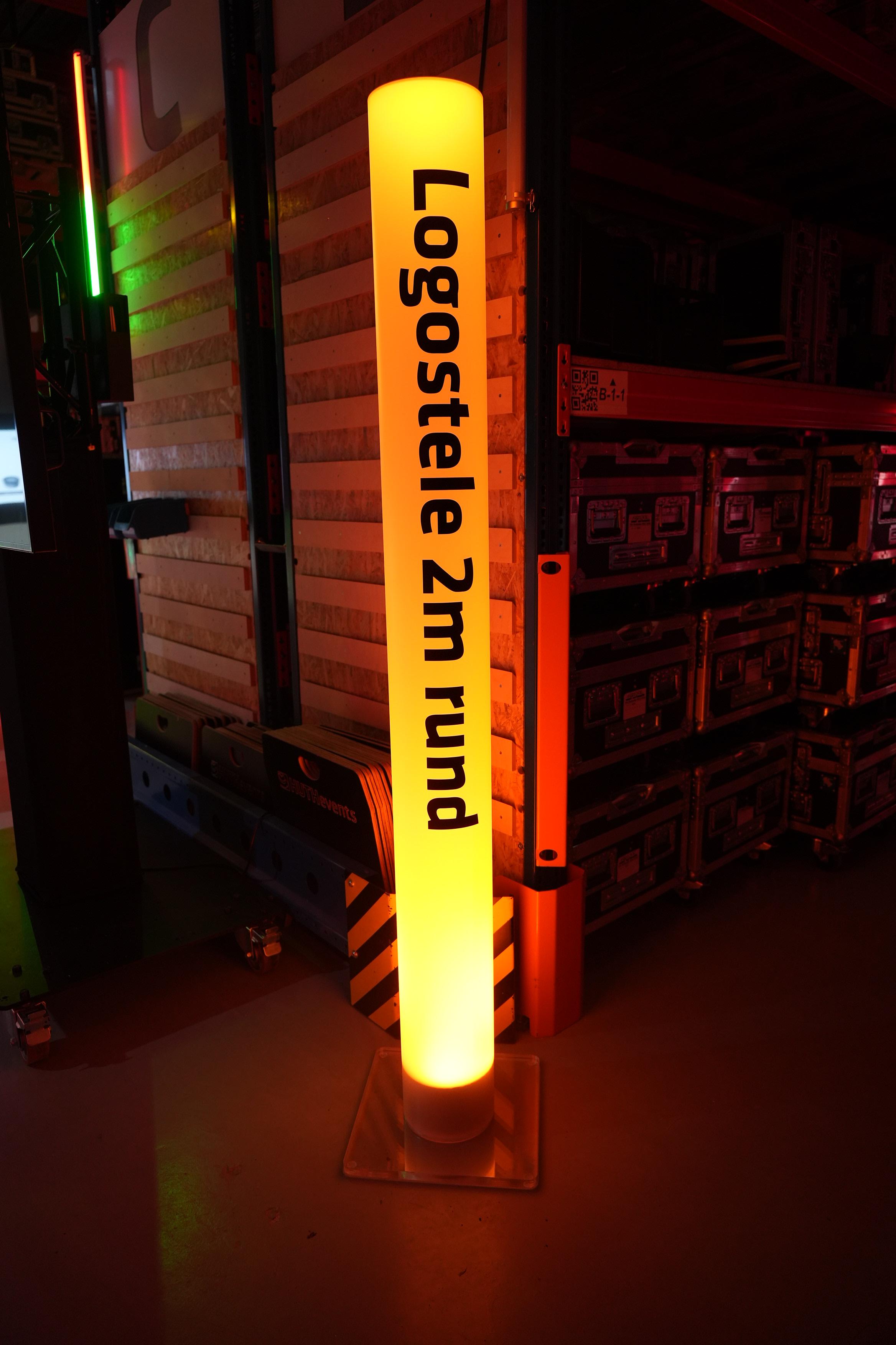 eventLED | Logostele | 2m / Ø20cm | 2er Set