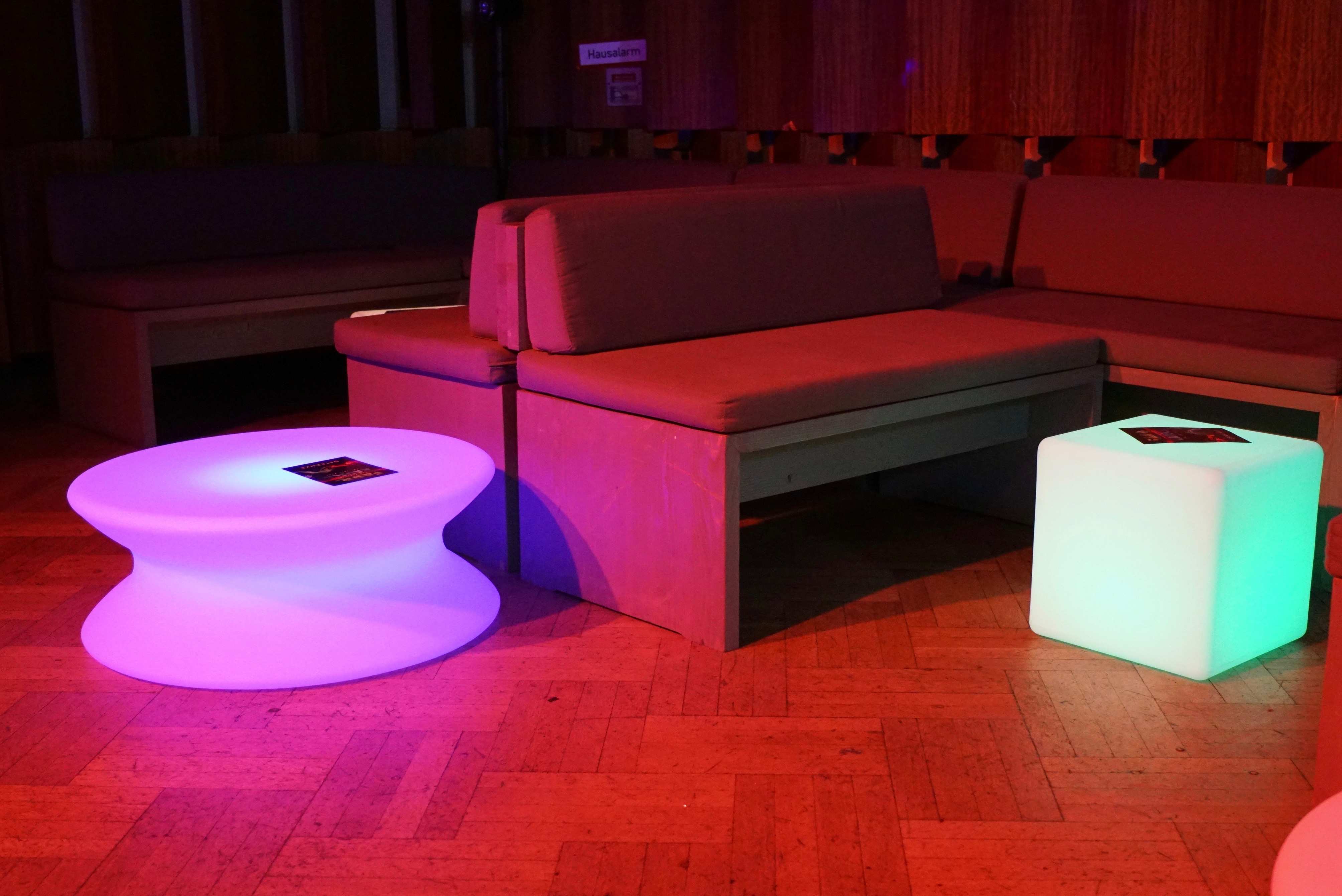 Loungetisch "Mojo" Akku RGB IR | 40x80cm |