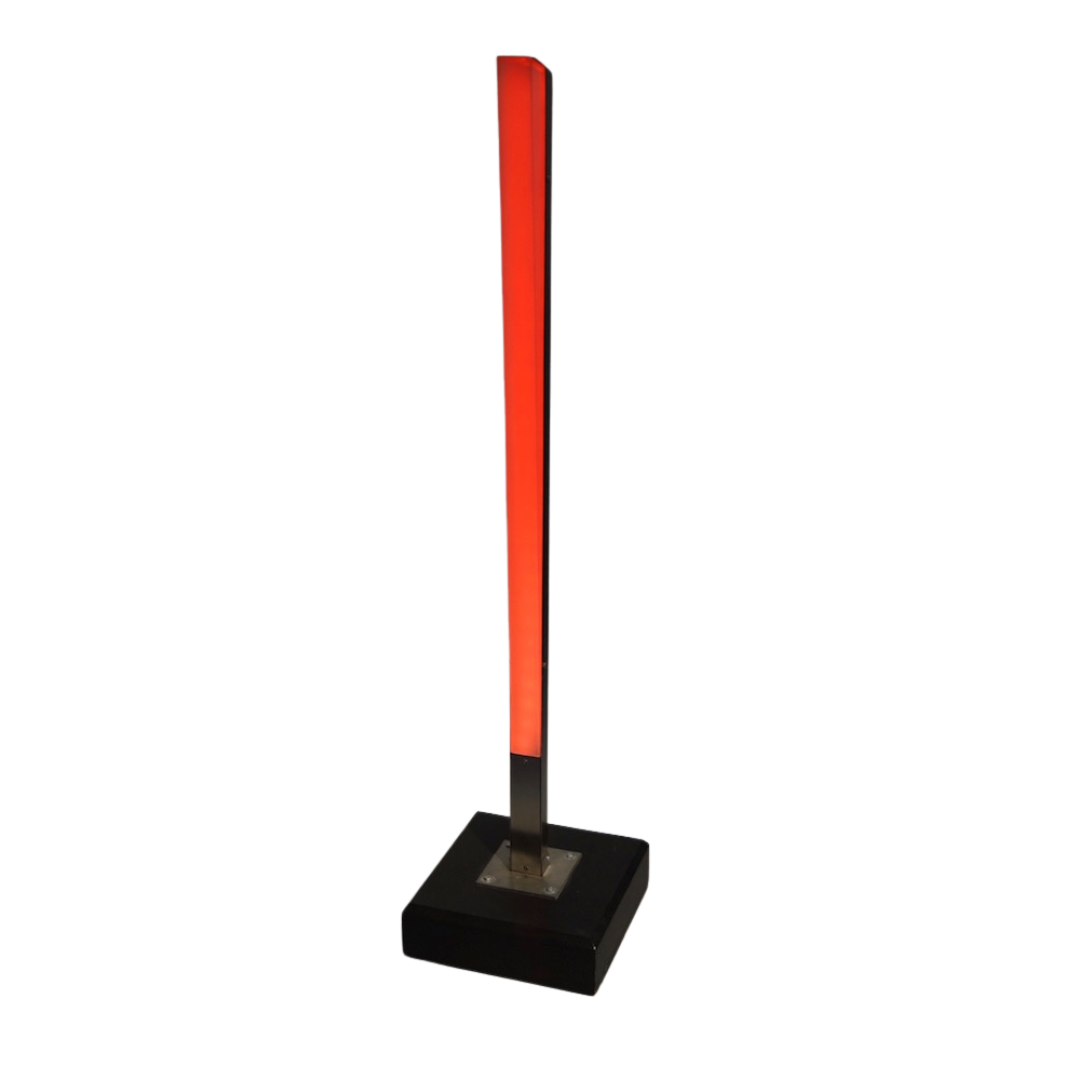 eventLED | LED Stele eckig | Akku RGB | Edelstahl