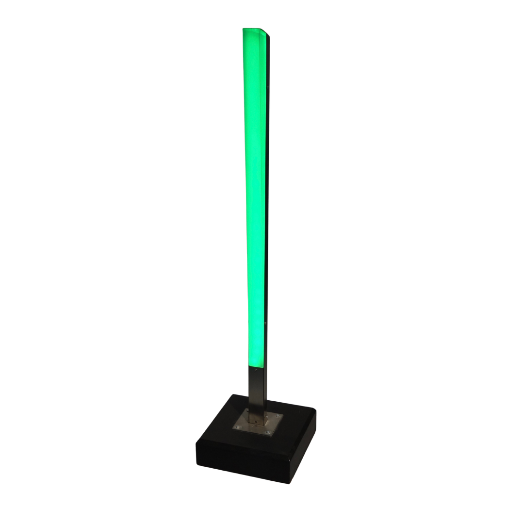 eventLED | LED Stele eckig | Akku RGB | Edelstahl