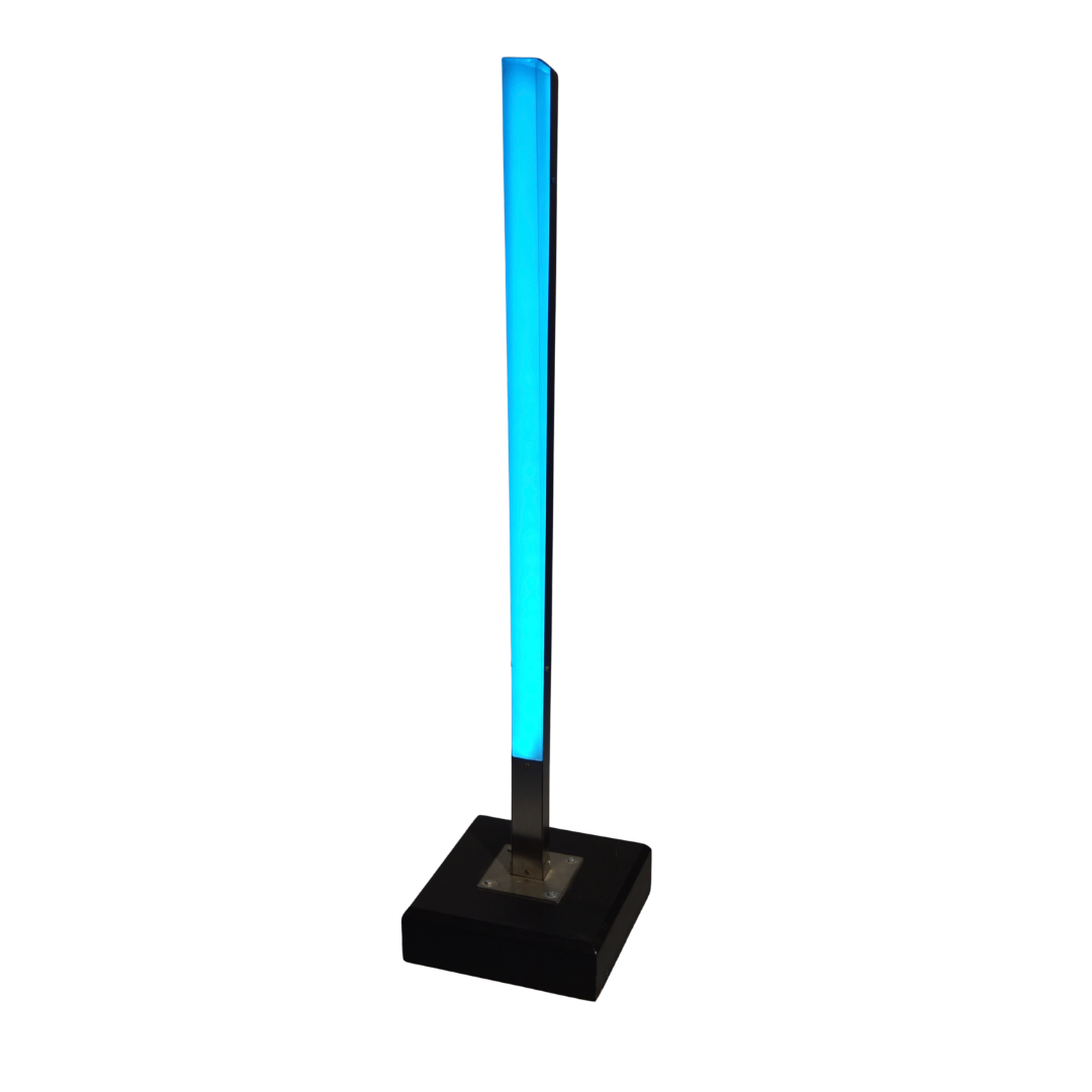eventLED | LED Stele eckig | Akku RGB | Edelstahl