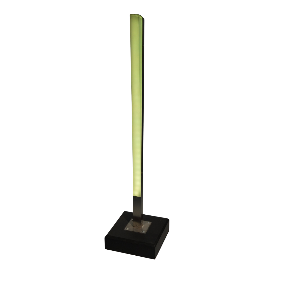 eventLED | LED Stele eckig | Akku RGB | Edelstahl