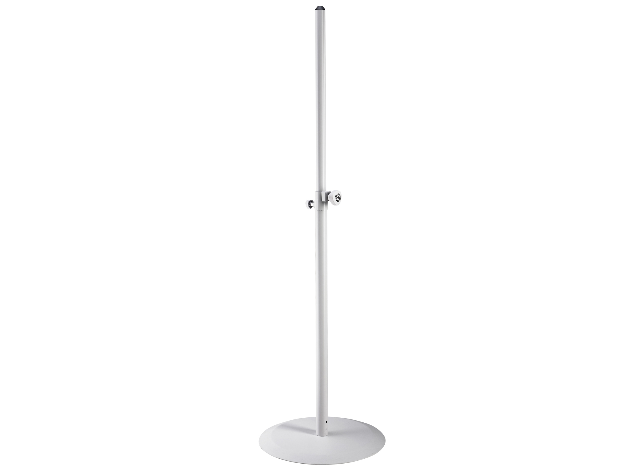 K&M | 26735W | Teller-Lautsprecherstativ | weiß