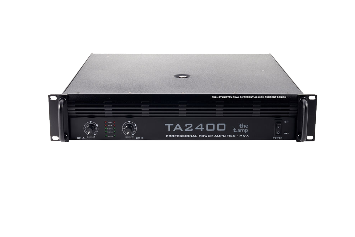 Endstufe | 2x1200W/4Ohm | THE T.AMP TA2400 MK-X